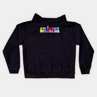 Tie Dye Omicron Kids Hoodie